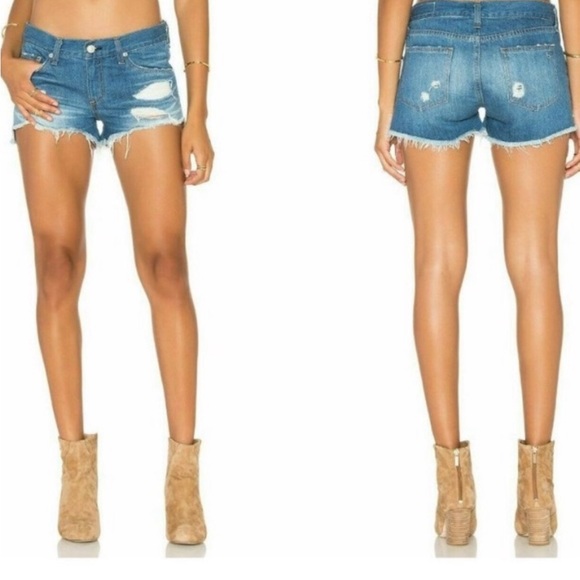 Rag & Bone cut off denim shorts sz 24 - Picture 1 of 5